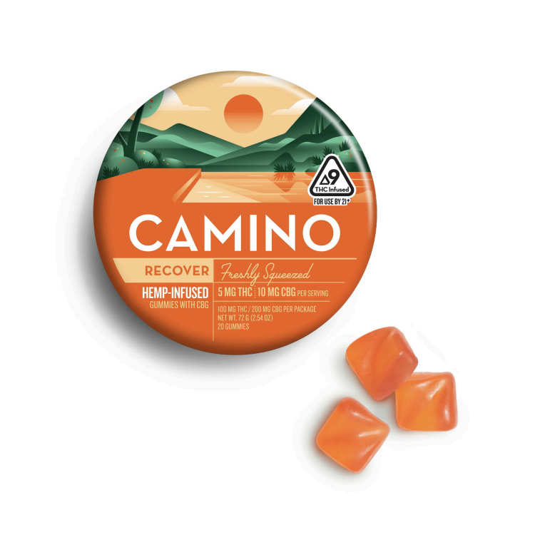 Camino Gummies 100mg THC 20 Ct / Freshly Squeezed